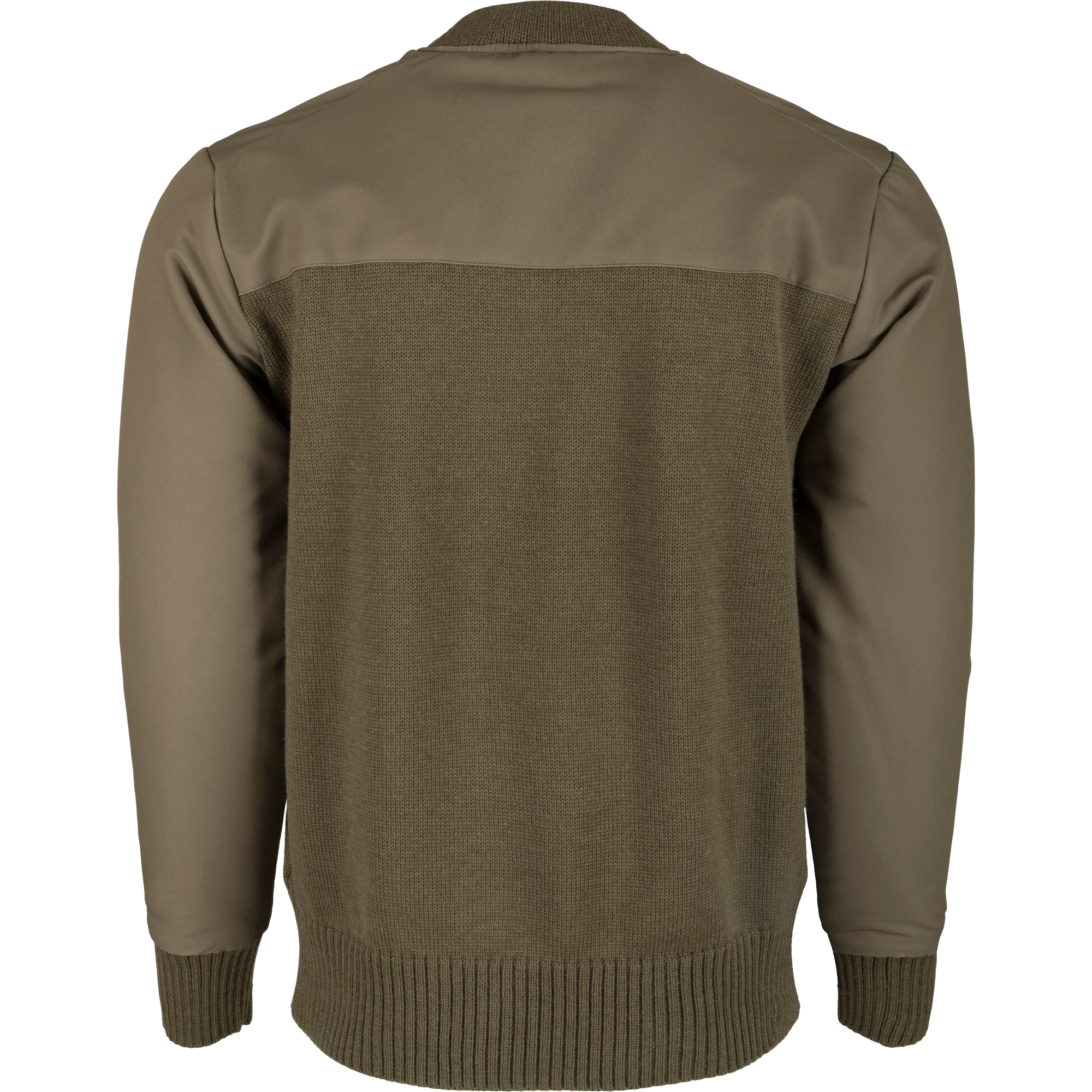 Solid 1/4 Zip Wool Sweater