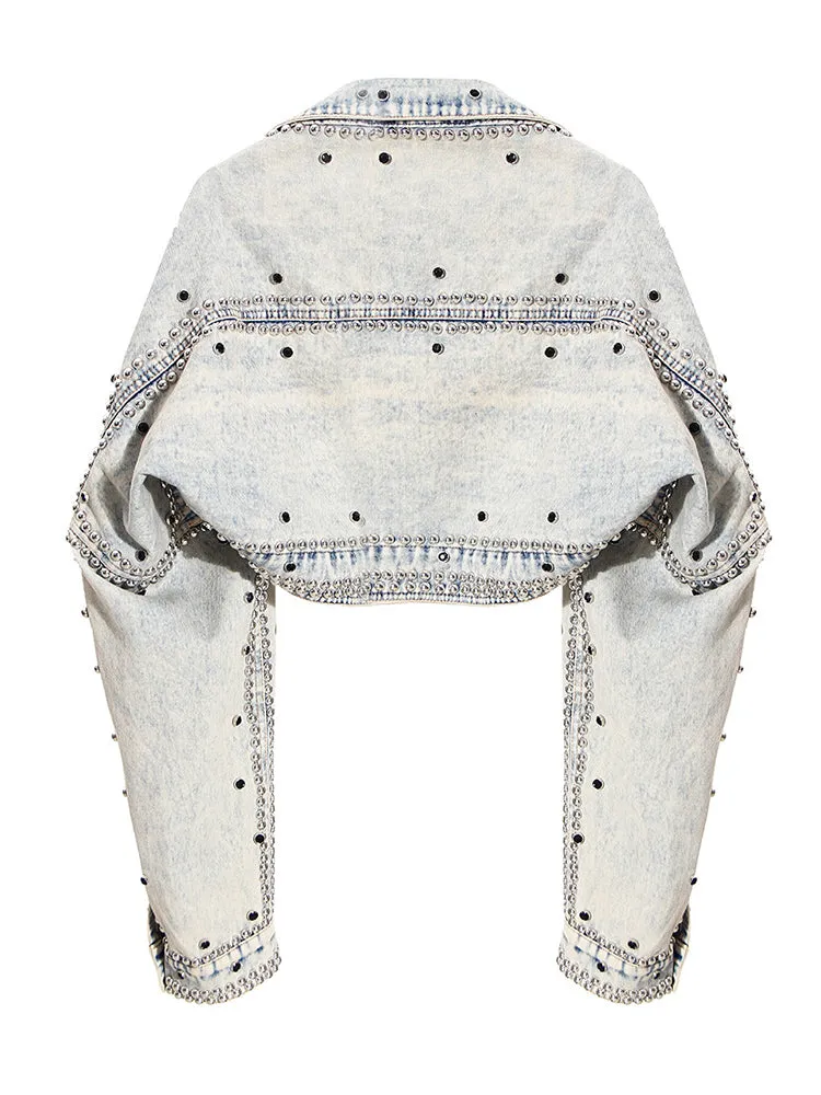 Stud Denim Bolero