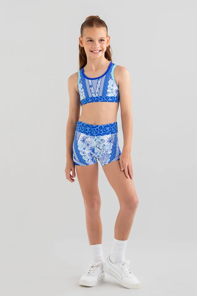 Sylvia P Bettina Blue Short