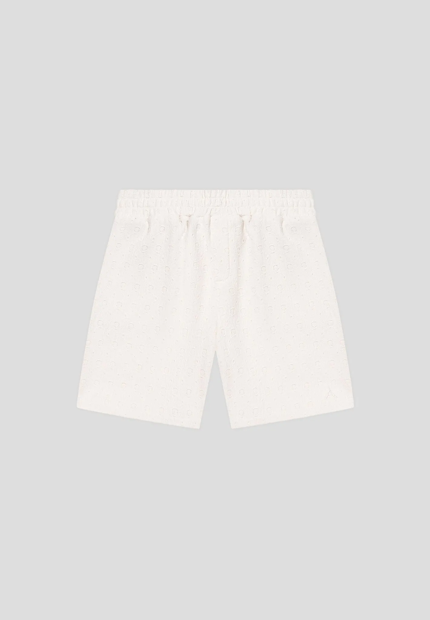 Textured Shorts - Cream