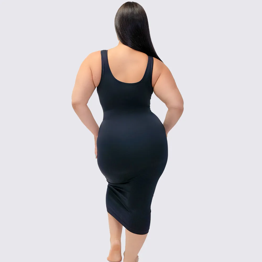 The Shapewear Dress Crew Neck Midi