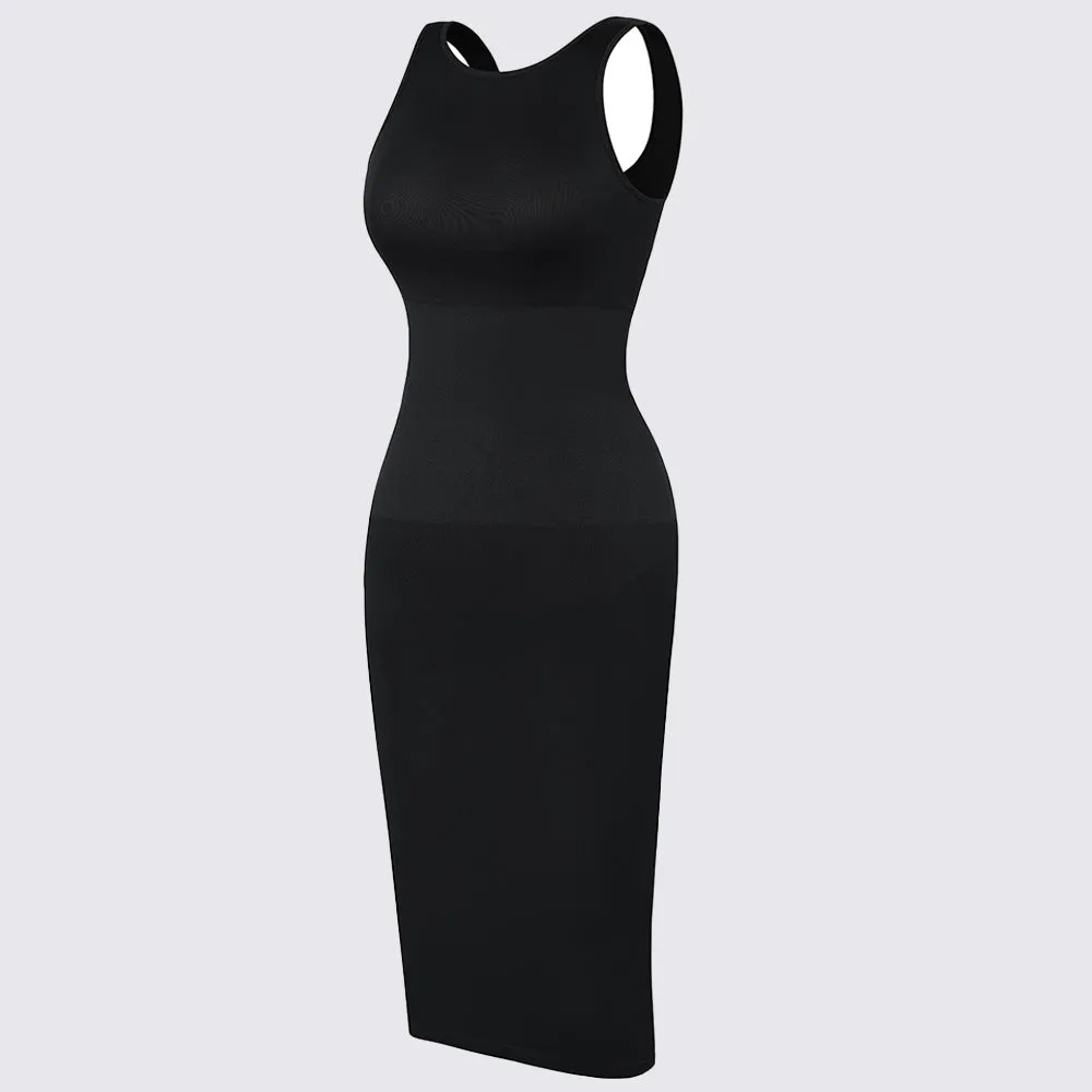 The Shapewear Dress Crew Neck Midi