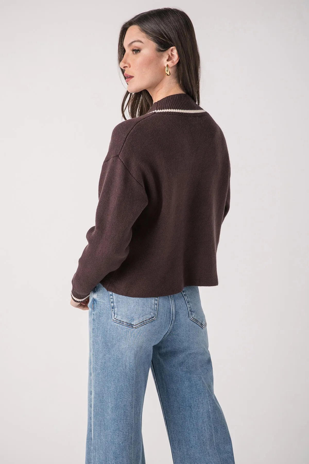 THML Criss Cross Closure Sweater