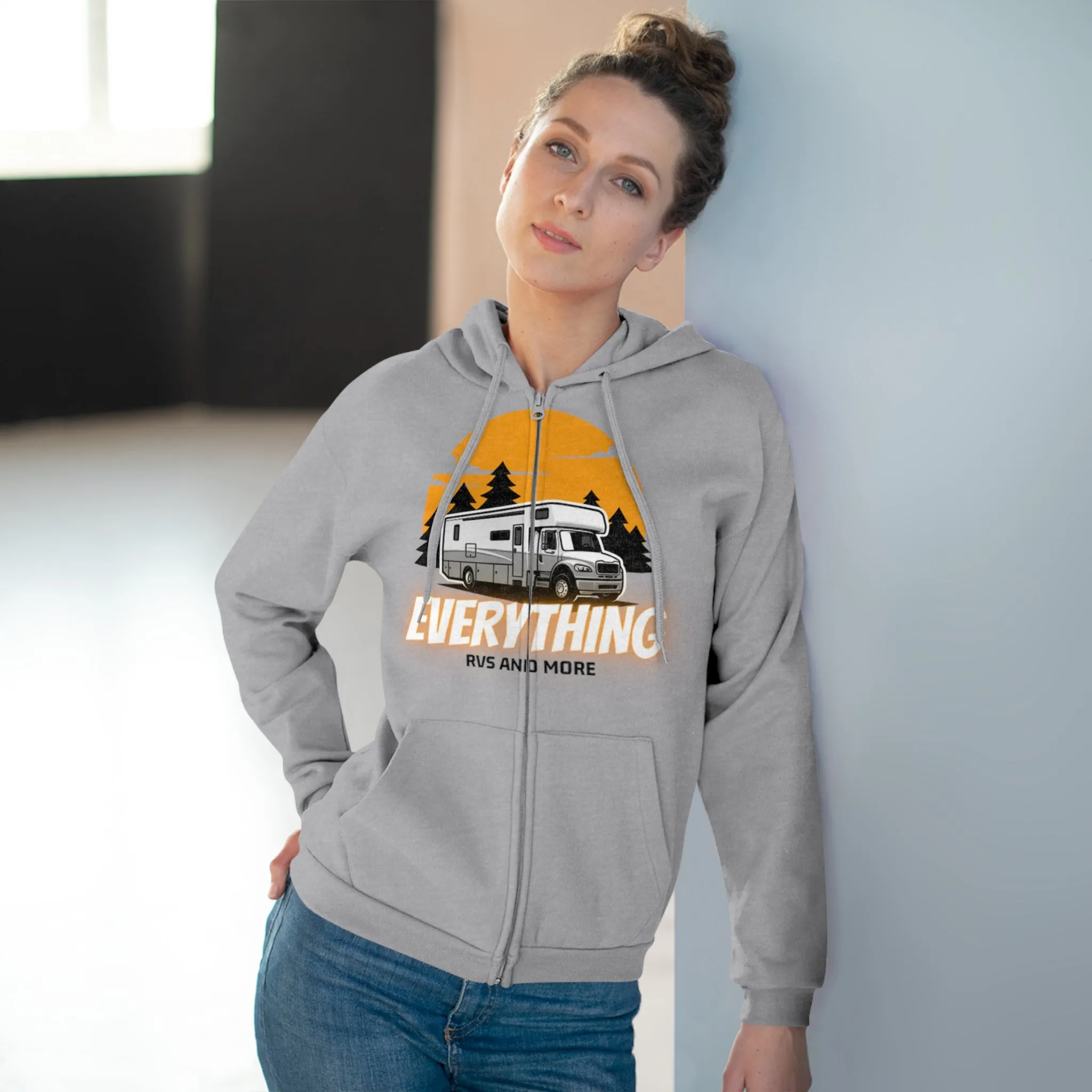 Unisex Hooded Zip Sweatshirt