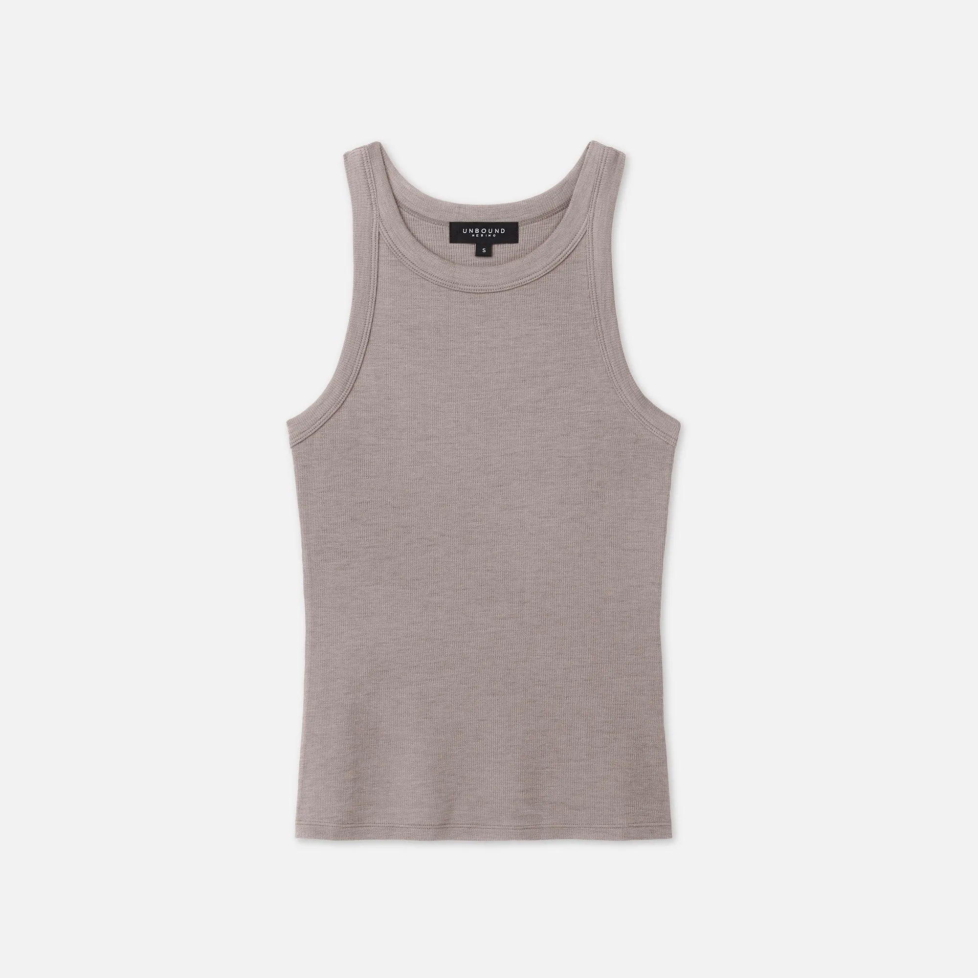 Women's Merino Ribbed Racer Tank